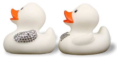 LED Enten Glamour Glitzer