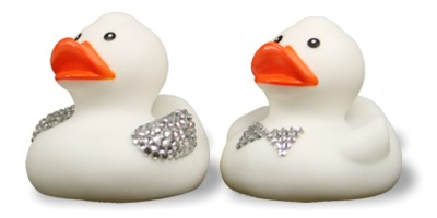 LED Enten Glamour Glitzer