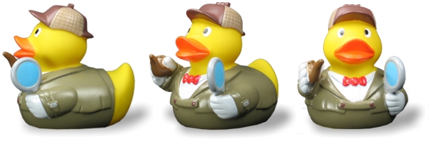 Badeente Sherlock Holmes