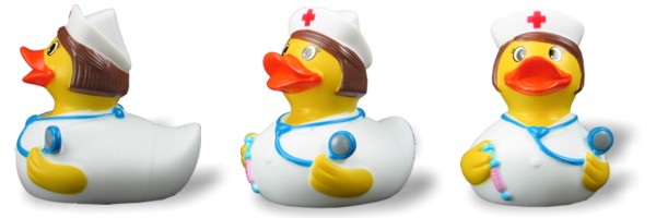 Badeente Krankenschwester