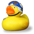 Squeaky Army Duck - Camohelm