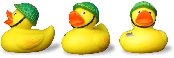 Squeaky Army Duck