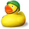 Squeaky Army Duck - Greenhelm