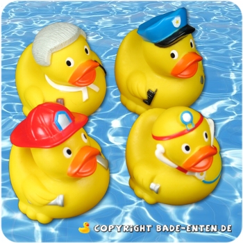 Squeaky Prevention Ducks - 4er Set