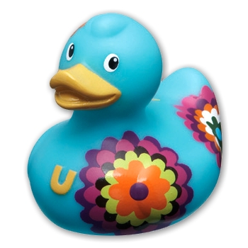 Mini-Quietscheente Bloom Duck