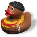 Badeente Afrikanerin