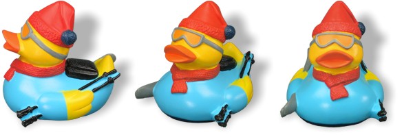 Badeente Bob Buckelpiste