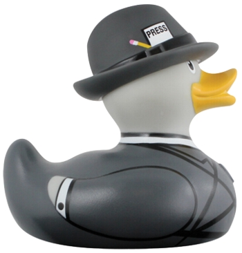 Mini-Quietschente Paparazzi Duck