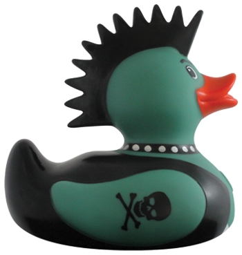 Mini-Quietschente Rockstar Duck