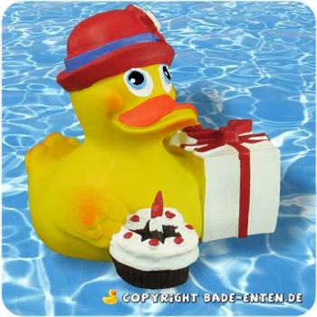 Badeente Happy Birthday Duck