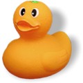 Badeente Ses Frchtchen Ottilie Orange