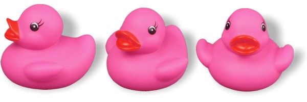 Mini-Ente rosa