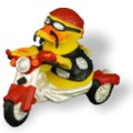 Badeente Biker-Duck