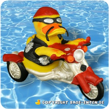 Badeente Biker-Duck