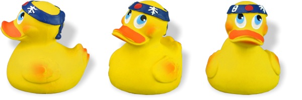 Badeente Samurai Duck