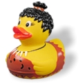 Badeente Wilma Steinzeit