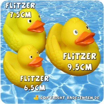 Rennente Flitzer mit Schwimmgewicht 6,5cm