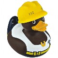 Mini-Quietscheente Construction Worker Duck