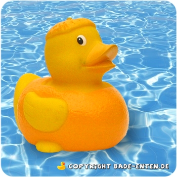 Badeente Olga Orange