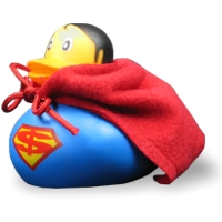 Deco Duck Supermn - Funky Ducky